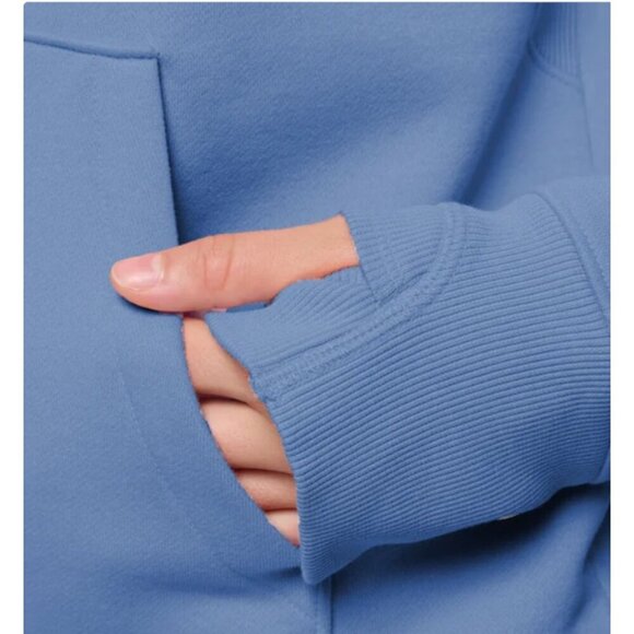 NEW Lole 1/2 Zip Hoodie | Blue - Picture 5 of 7